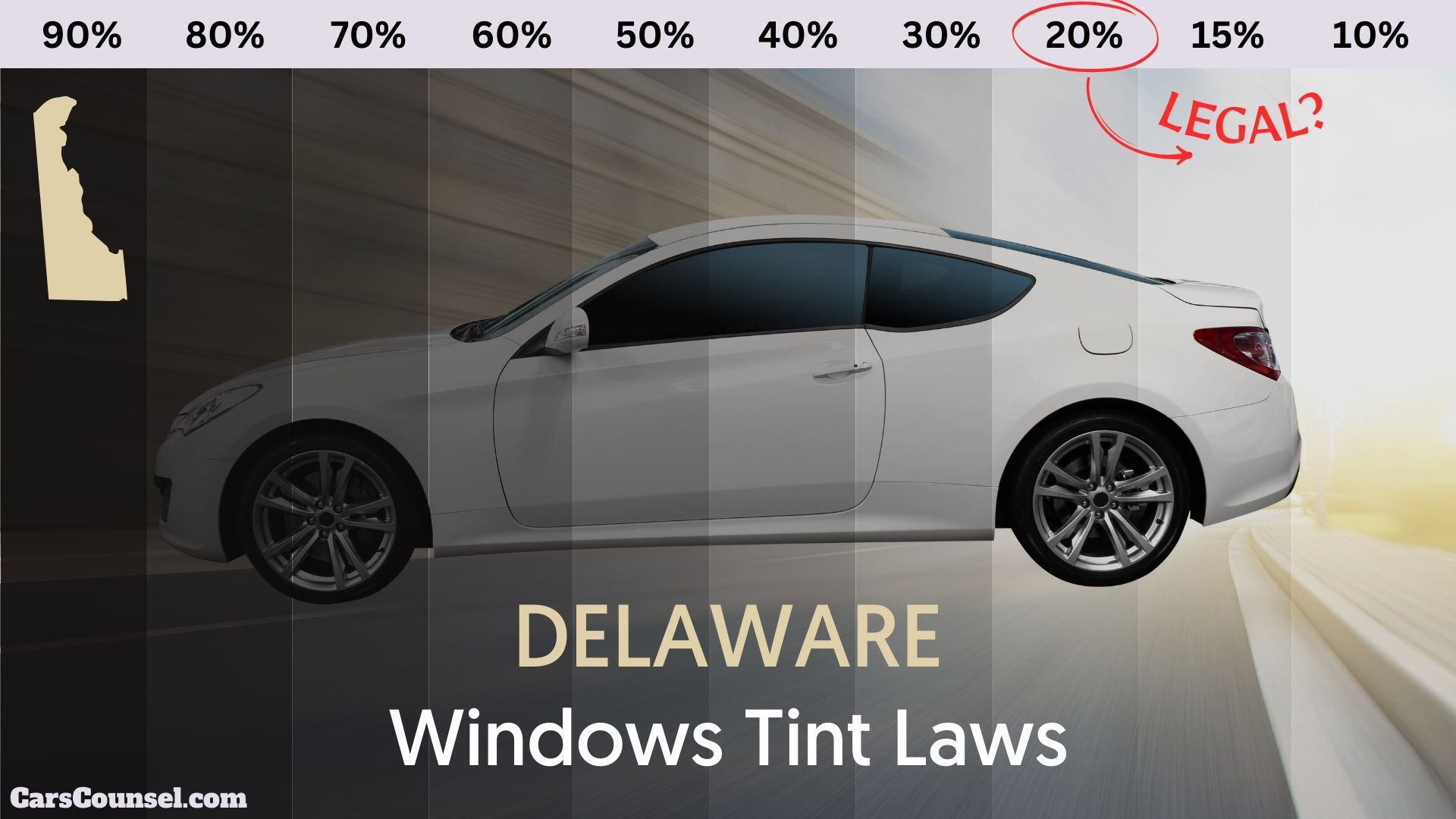 Delaware Window Tinting Laws