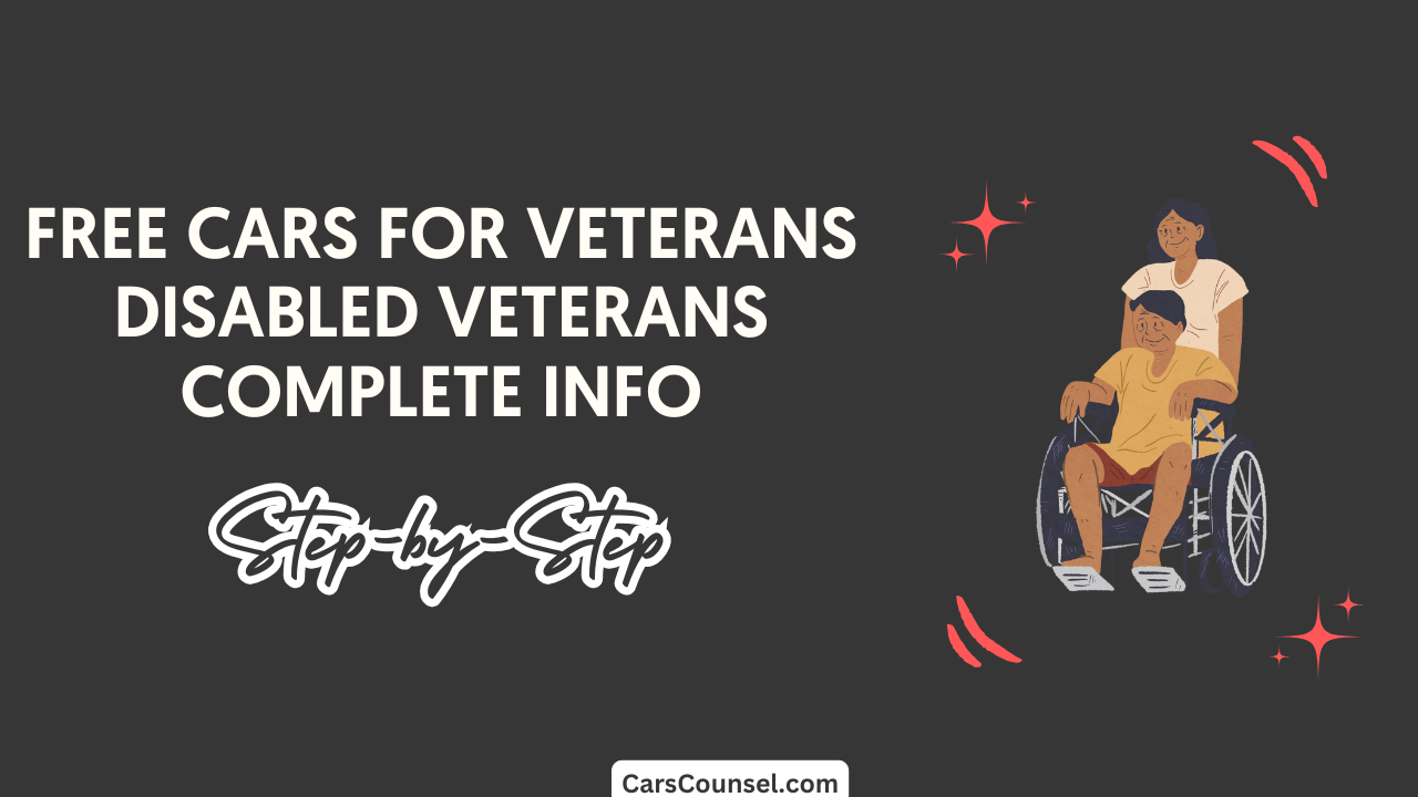 Free Cars For Veterans Disabled Veterans Complete Info