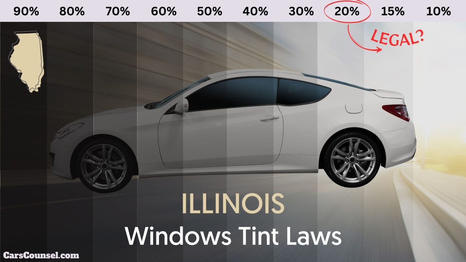 Illinois Window Tinting Laws CarsCounsel