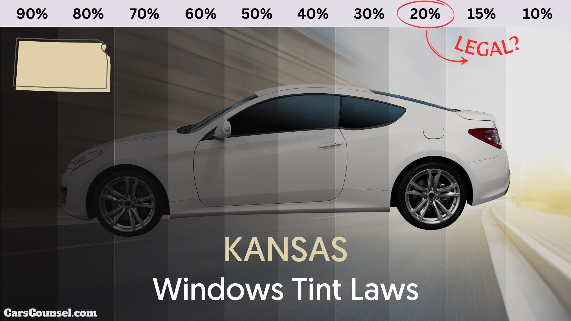 Kansas Window Tinting Laws