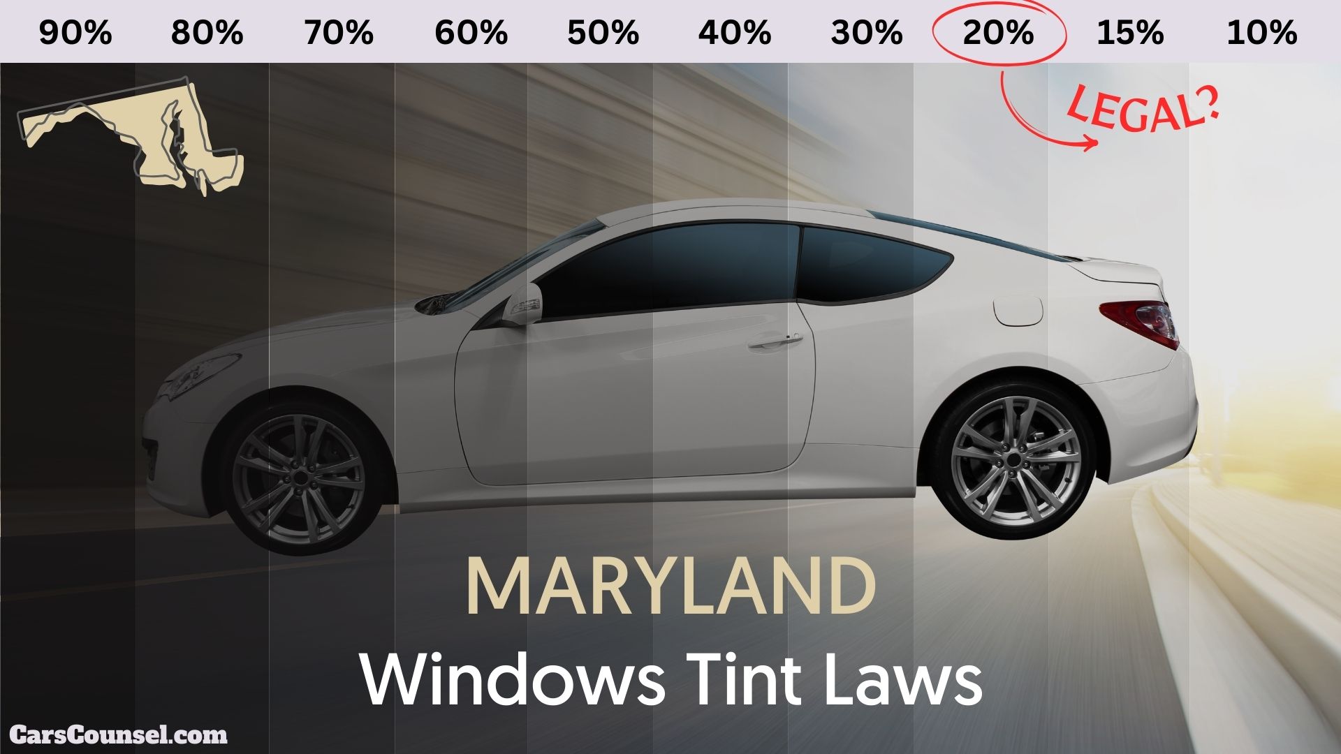 Maryland Window Tinting Laws