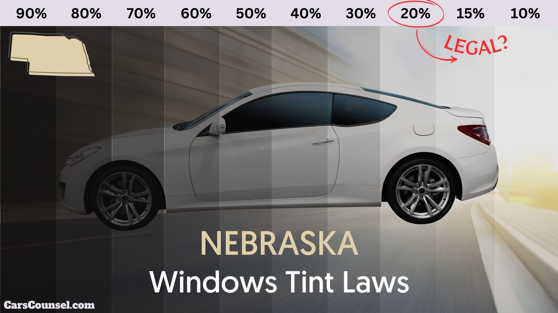 Nebraska Window Tinting Laws