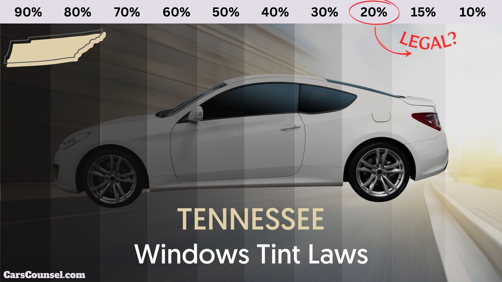 Tennessee Window Tinting Laws