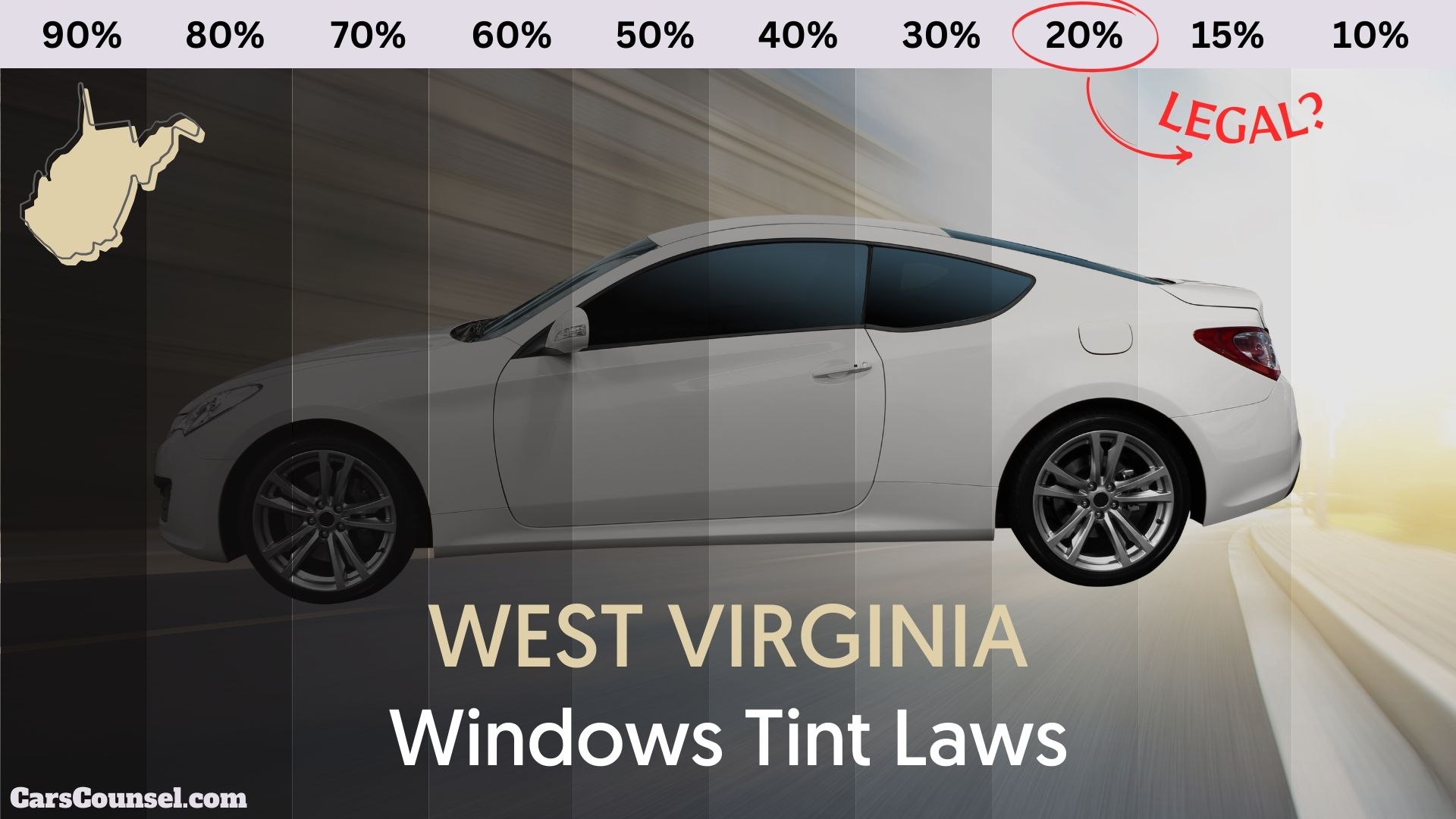 West Virginia Window Tinting Laws