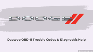 Dodge Obd Obd2 Codes