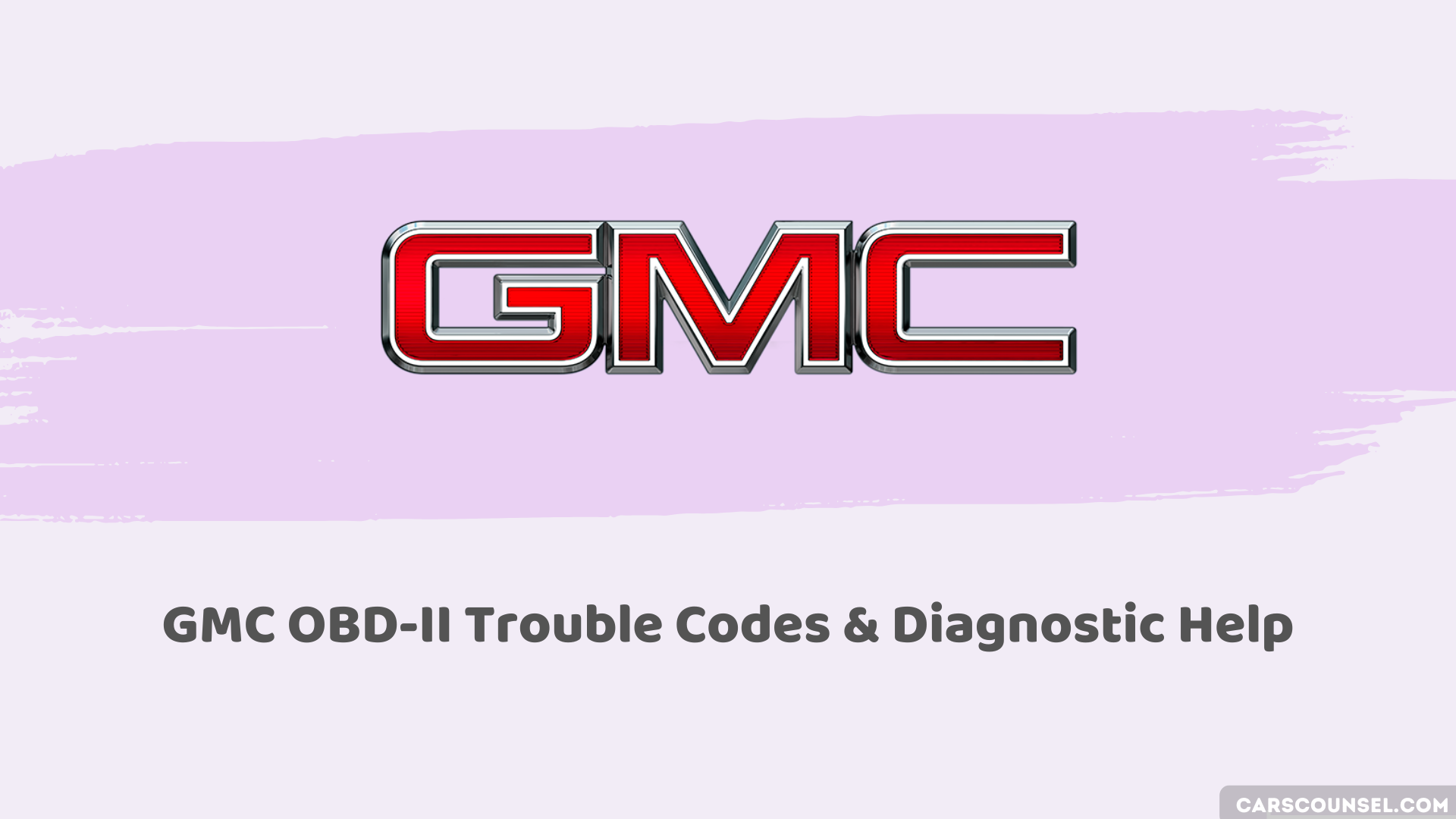 Gmc Obd Obd2 Codes