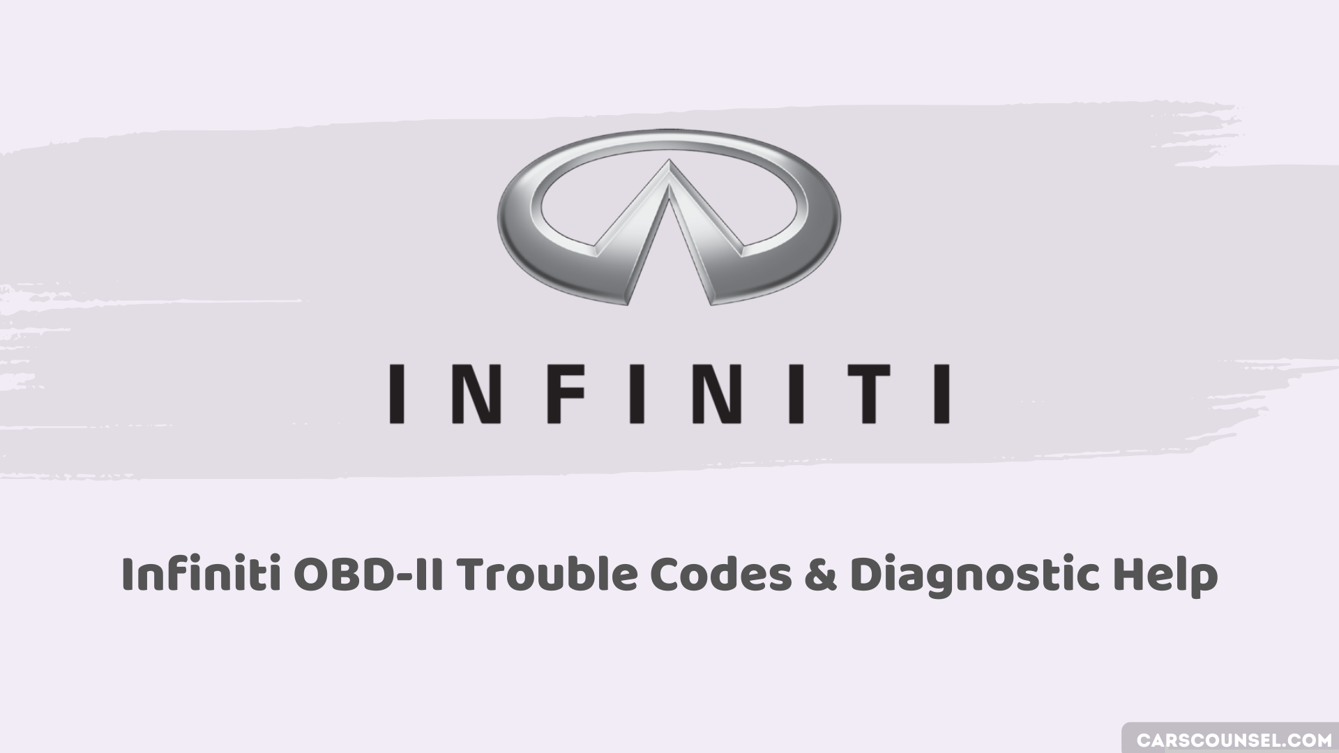 Infiniti Obd Obd2 Codes