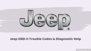 Jeep Obd Obd2 Codes