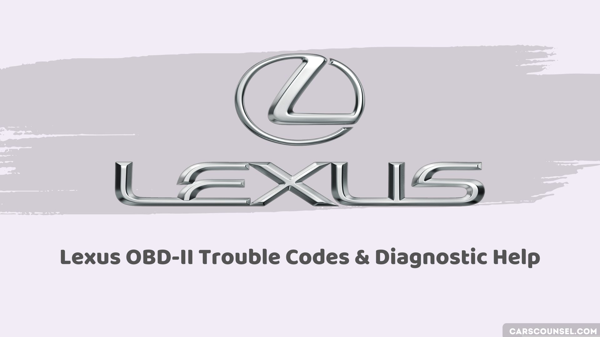 Lexus Obd Obd2 Codes