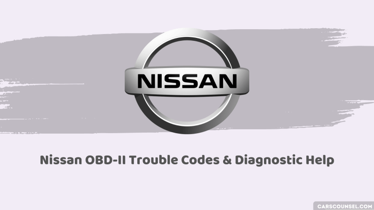 Ultimate Guide to Nissan OBD-II Trouble Codes & Diagnostic Help ...