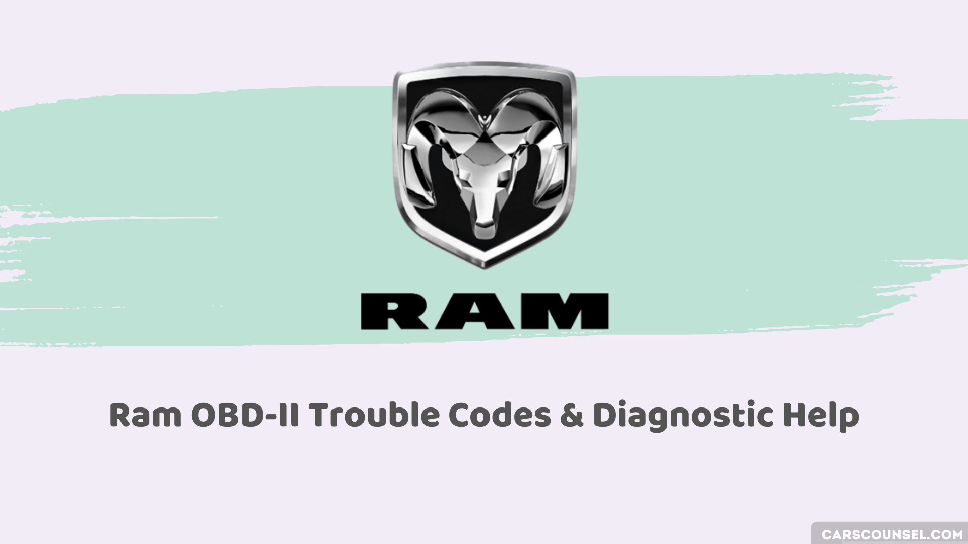 Ram Obd Obd2 Codes