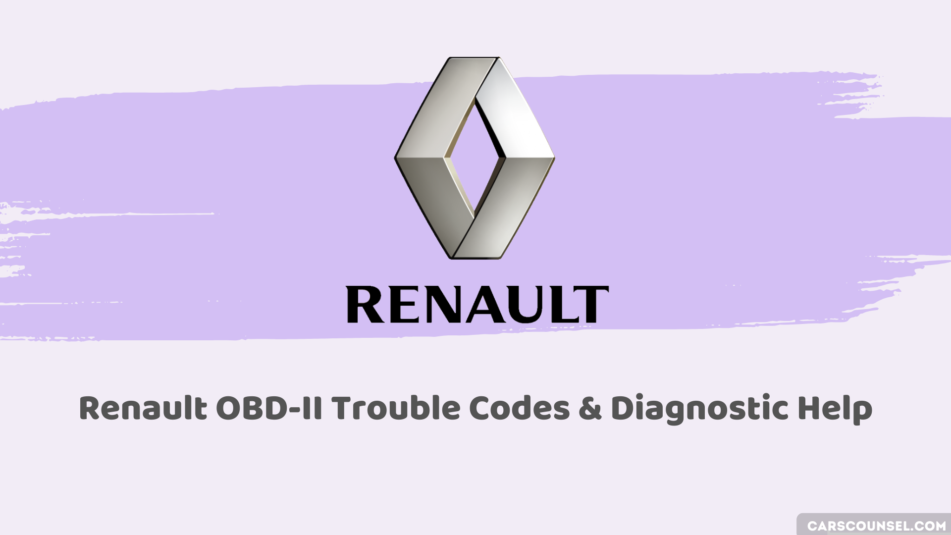 Renault Obd Obd2 Codes