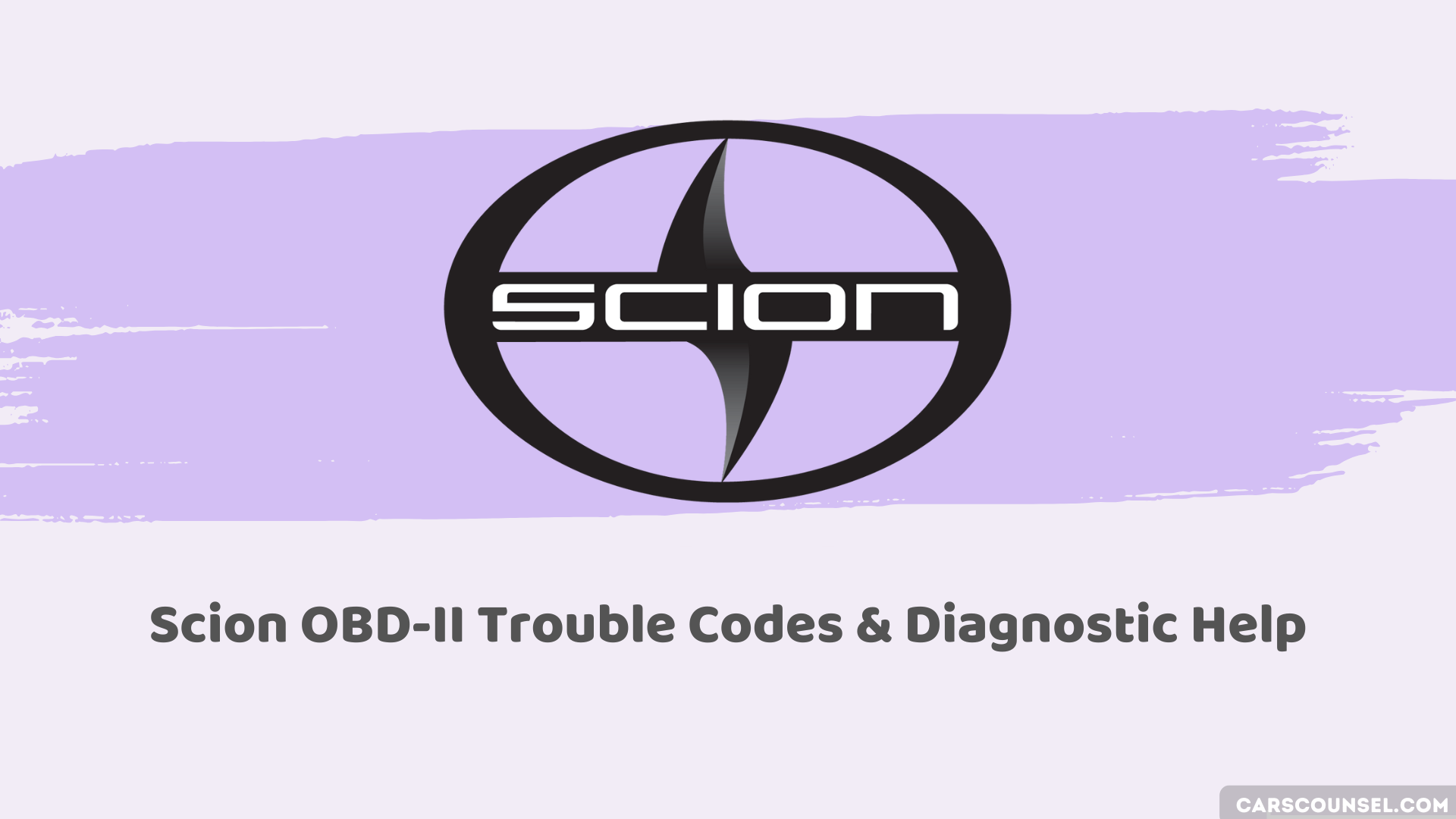 Scion Obd Obd2 Codes