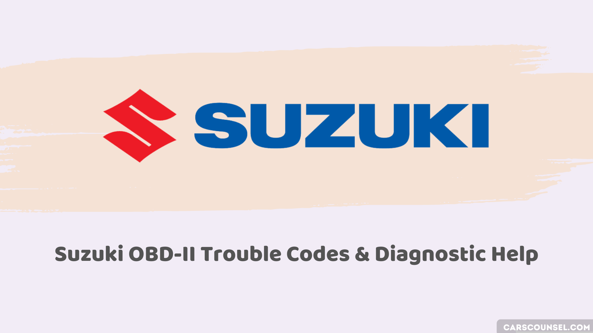 Suzuki Obd Obd2 Codes