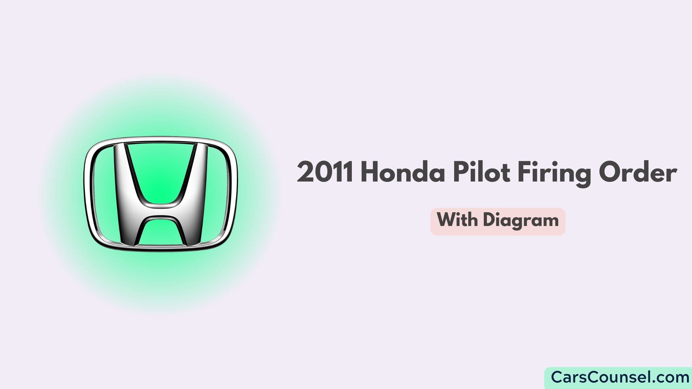 2011 Honda Pilot Firing Order With Diagram