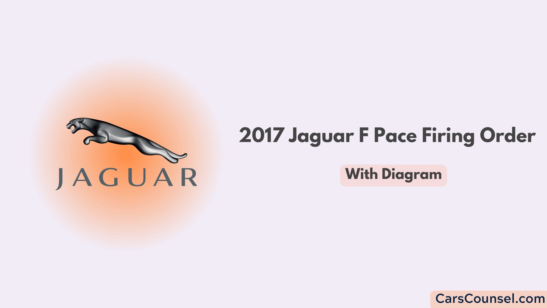 2017 Jaguar F Pace Firing Order With Diagram