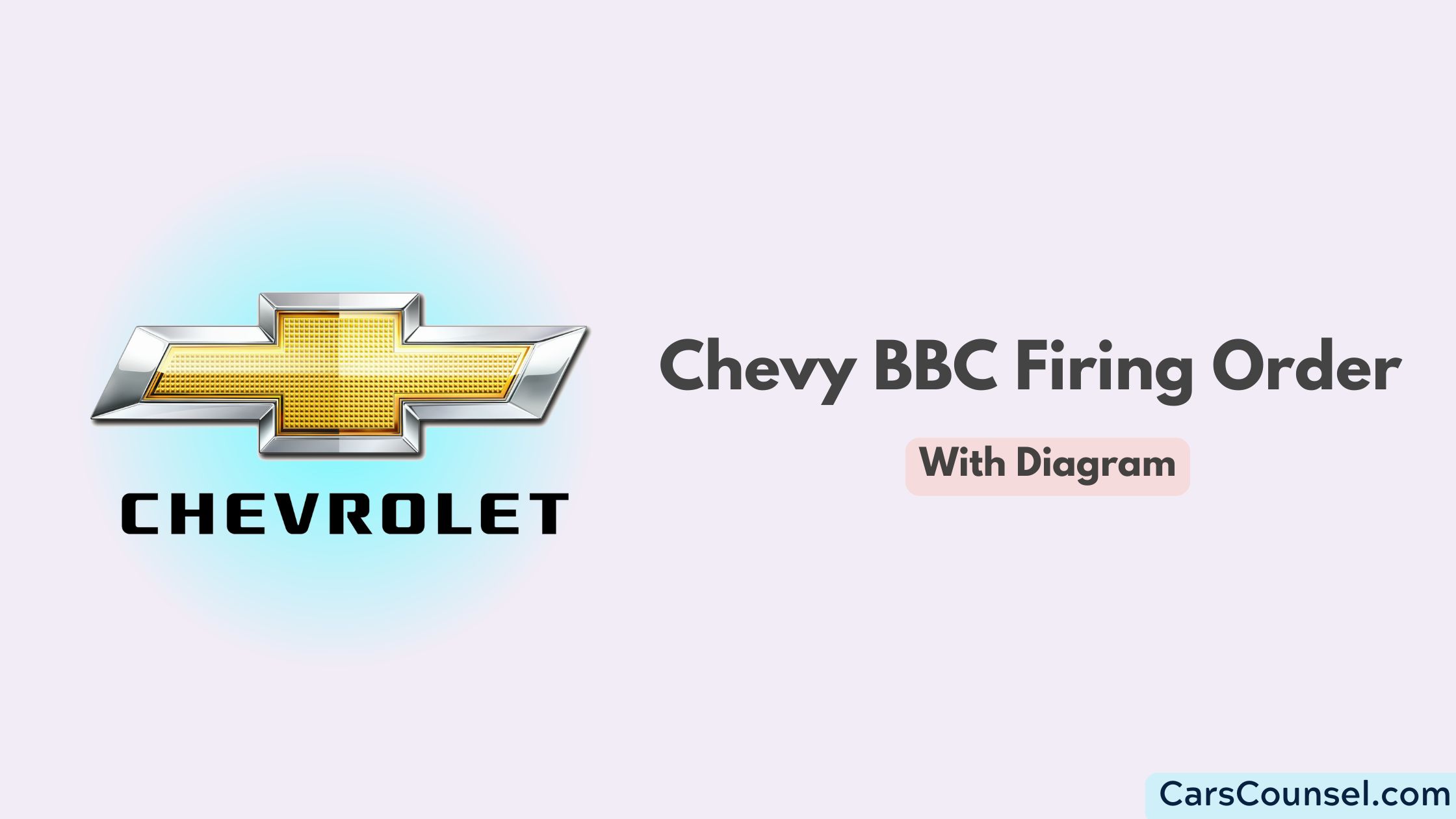 Chevy Bbc Firing Order With Diagram