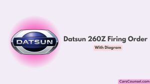 Datsun 260z Firing Order With Diagram