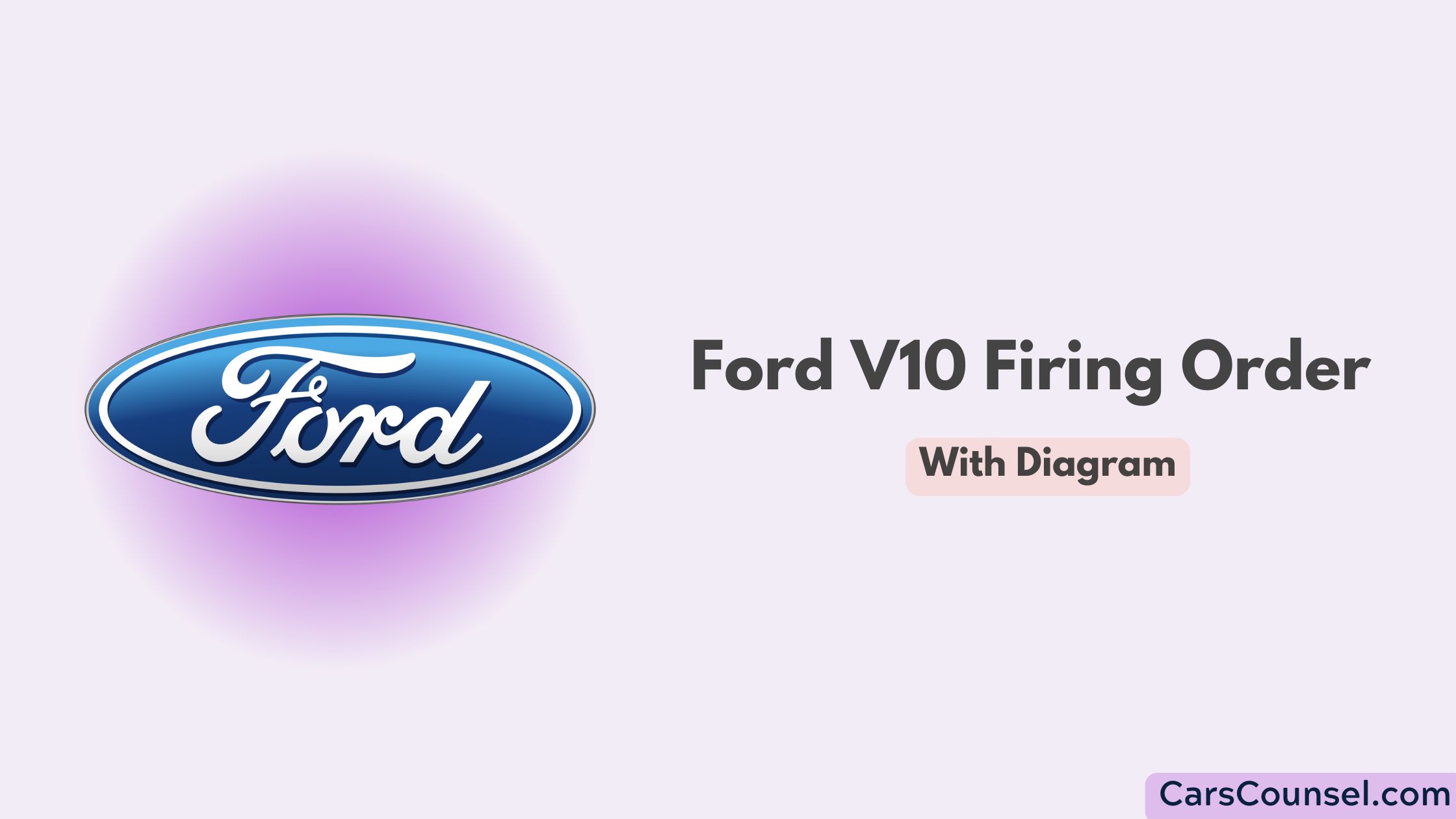 Ford V10 Firing Order With Diagram