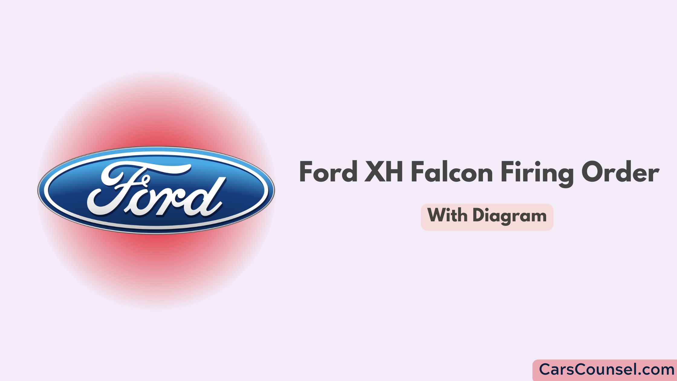 Ford Xh Falcon Firing Order With Diagram