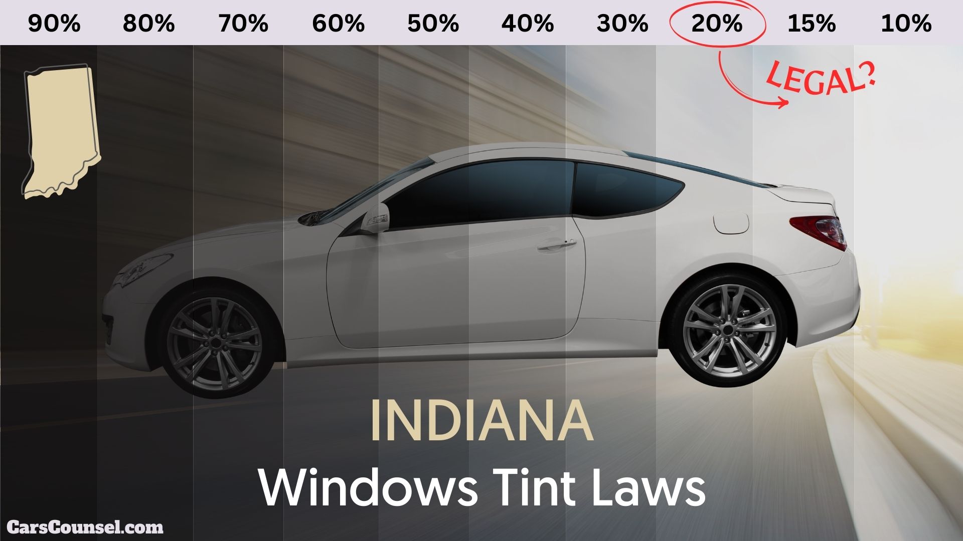 Indiana Window Tinting Laws