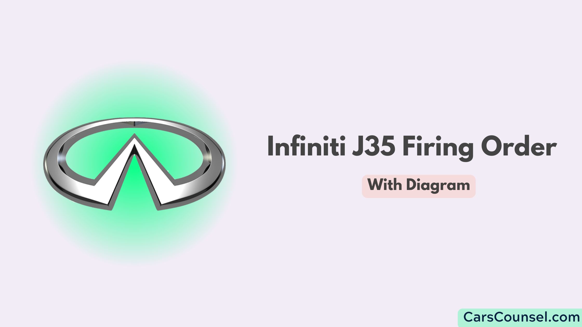 Infiniti J35 Firing Order With Diagram