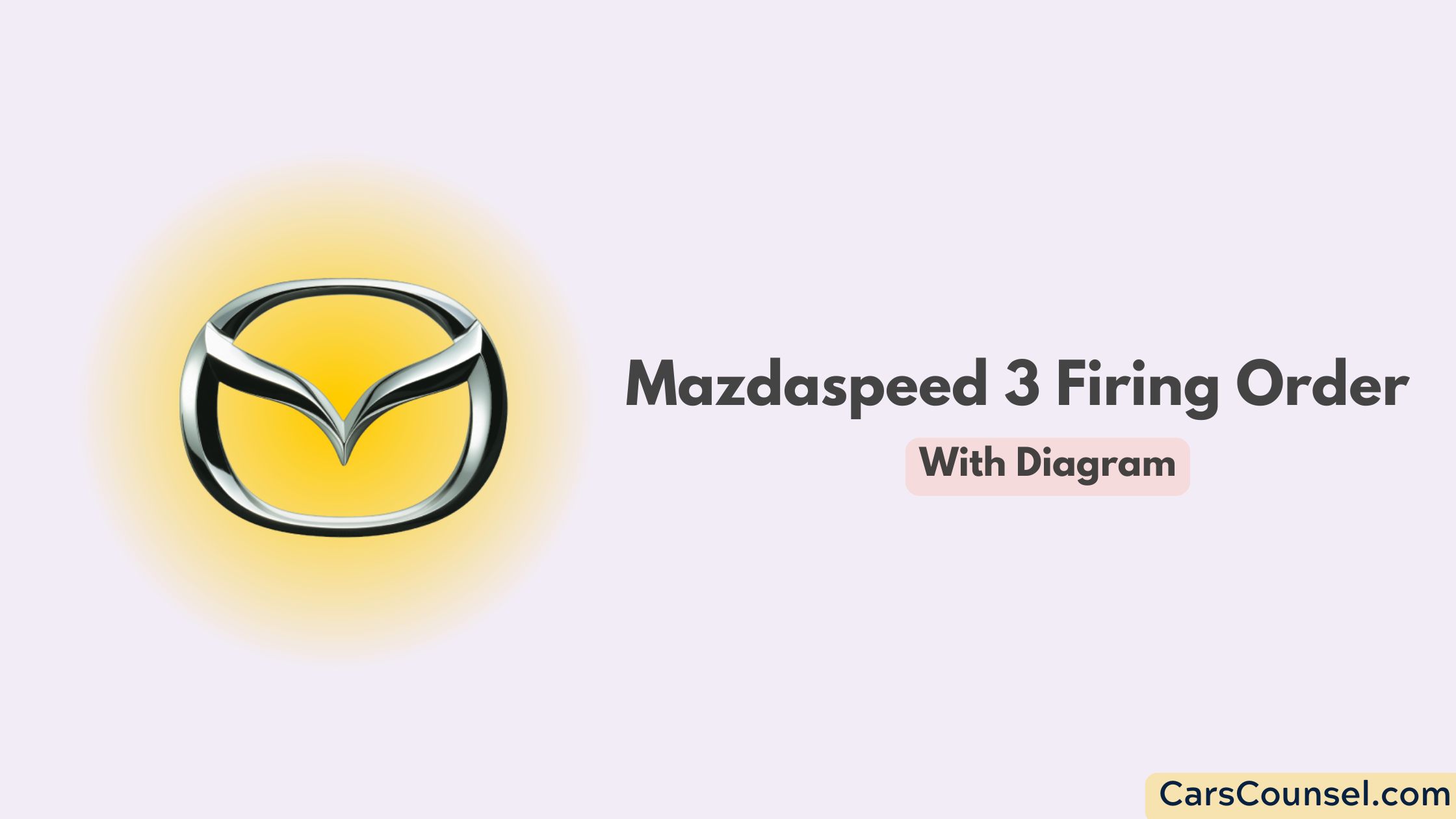 Mazdaspeed 3 Firing Order With Diagram