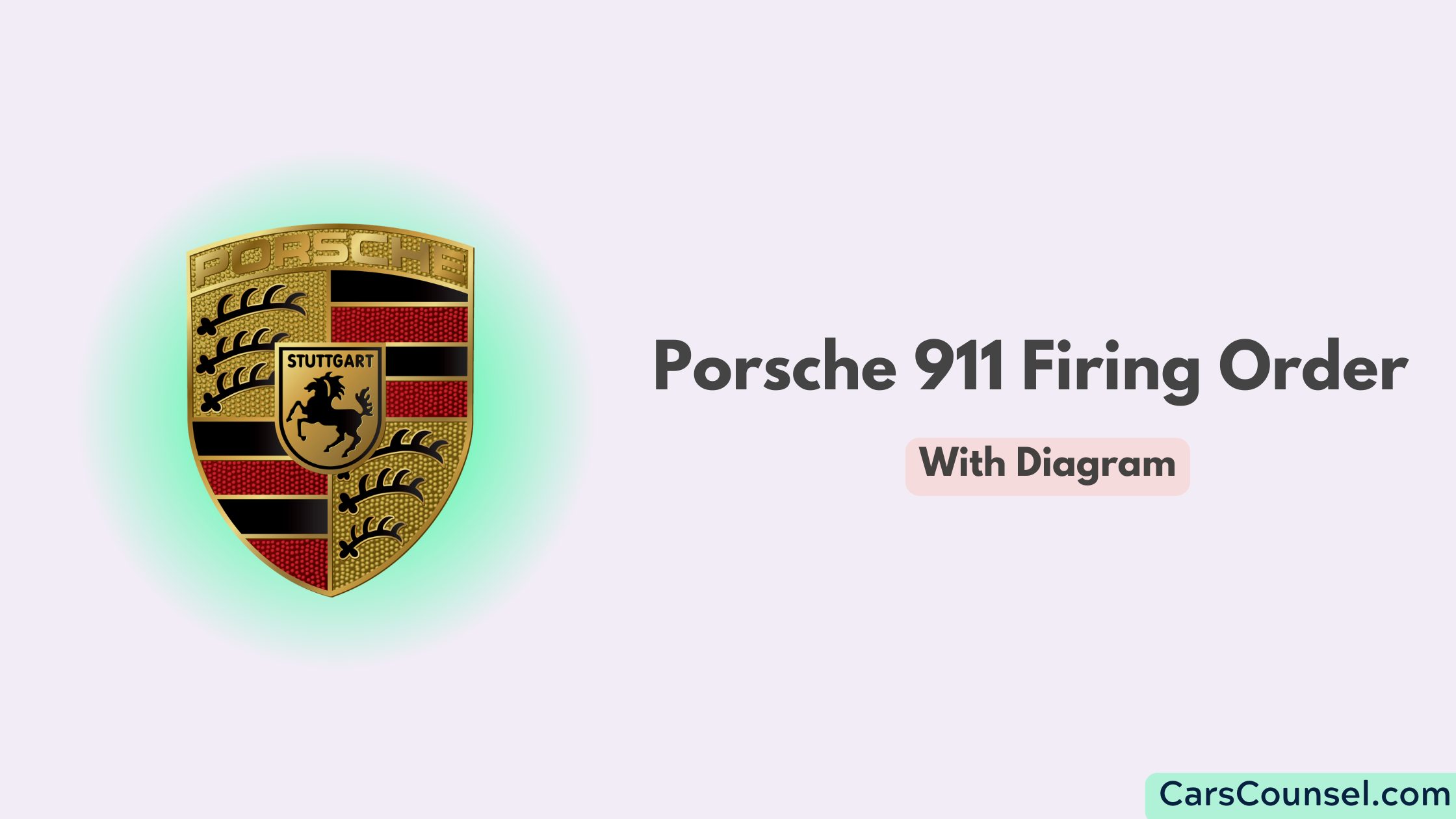 Porsche 911 Firing Order With Diagram