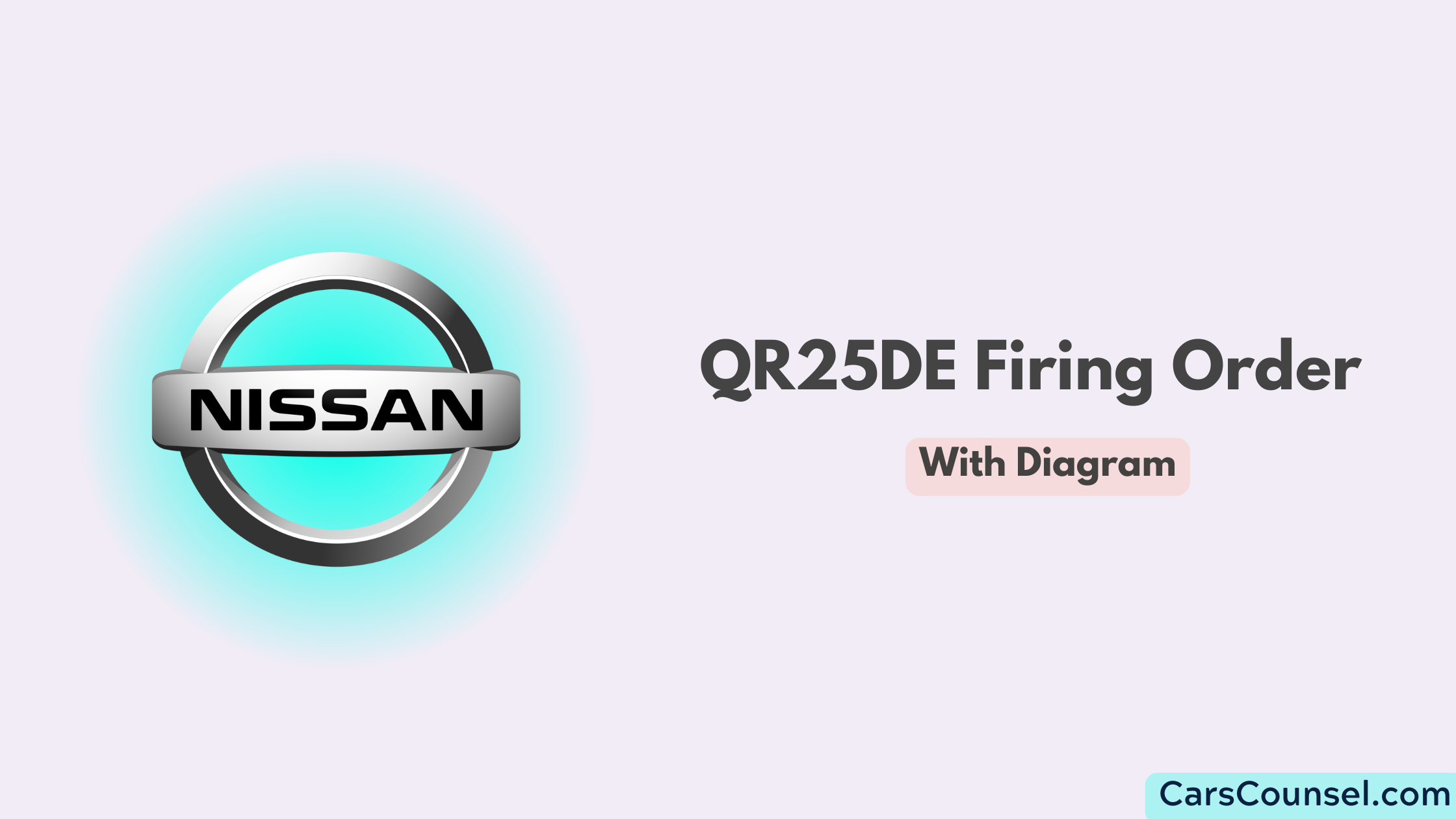 Qr25de Firing Order With Diagram