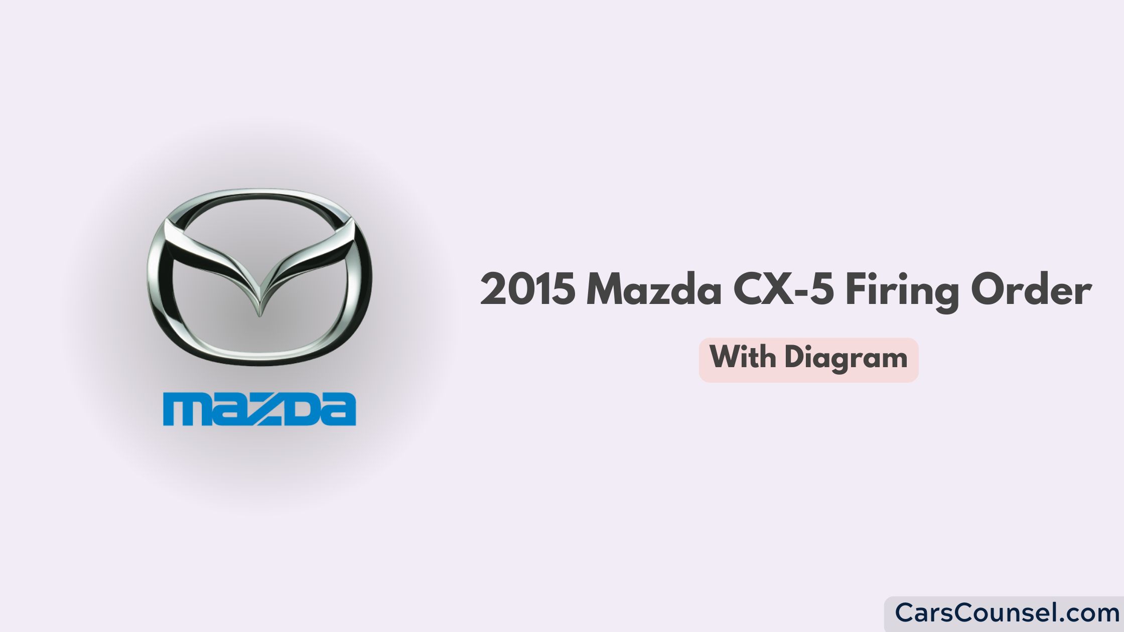 2015 Mazda Cx 5 Firing Order With Diagram