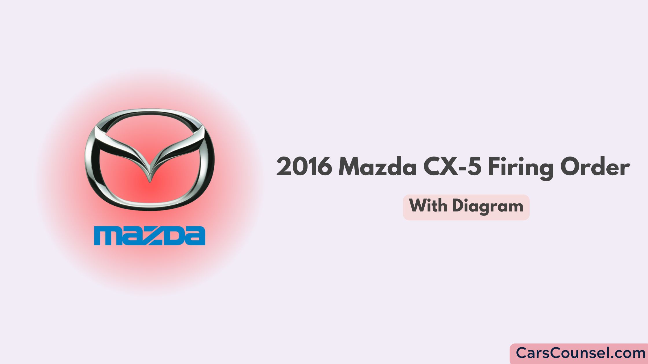 2016 Mazda Cx 5 Firing Order With Diagram