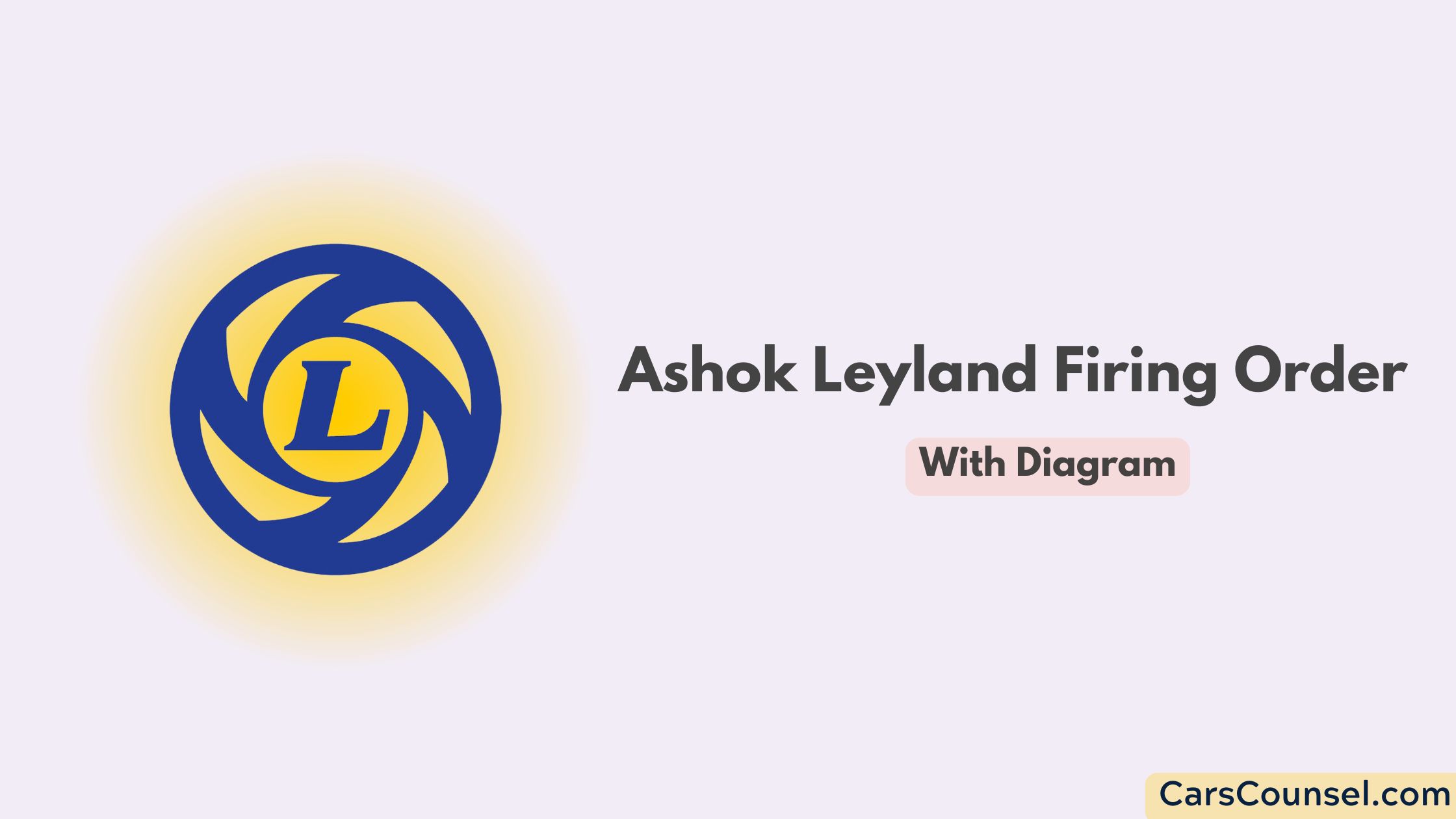 Ashok Leyland Firing Order With Diagram