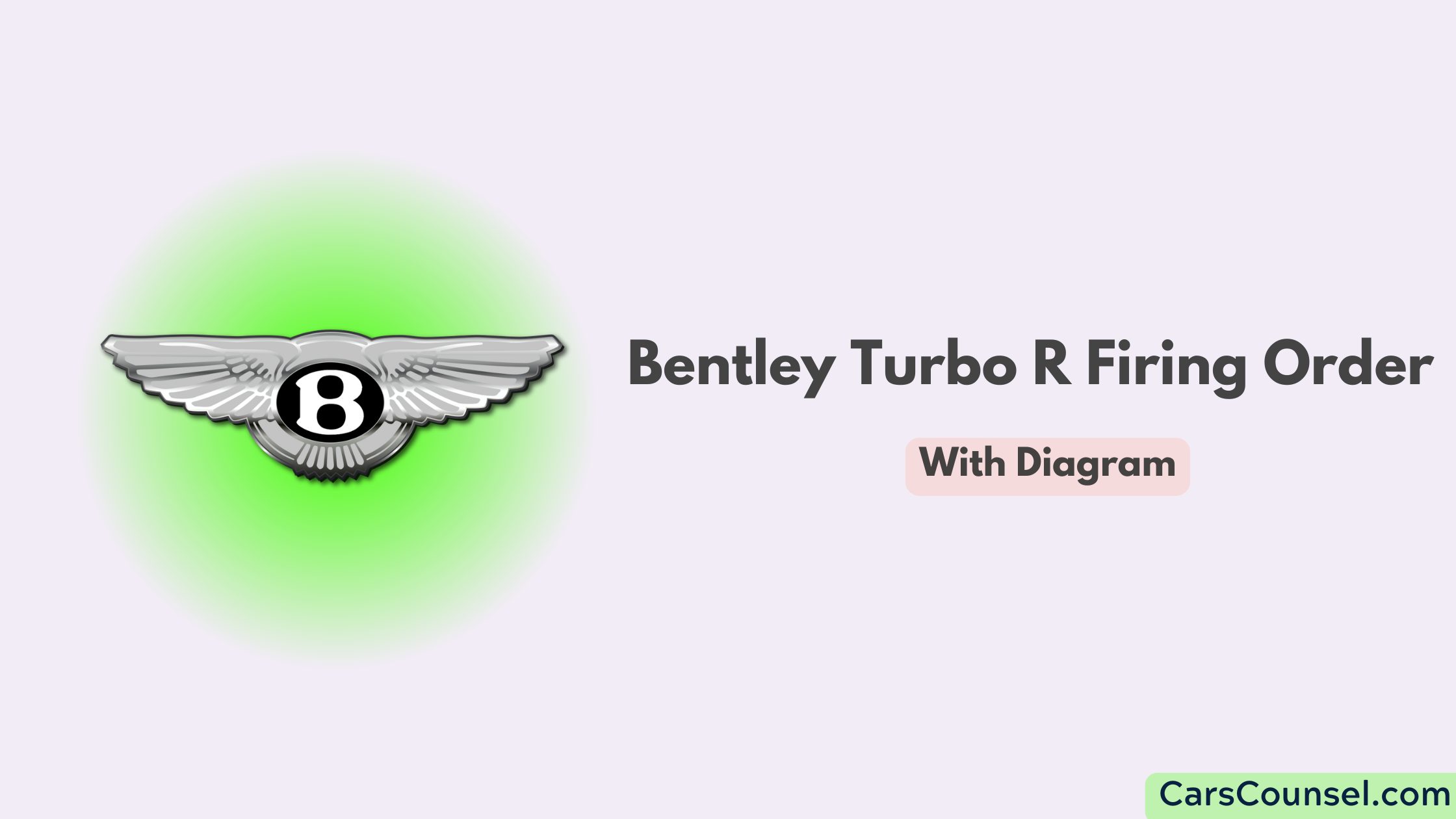 Bentley Turbo R Firing Order With Diagram