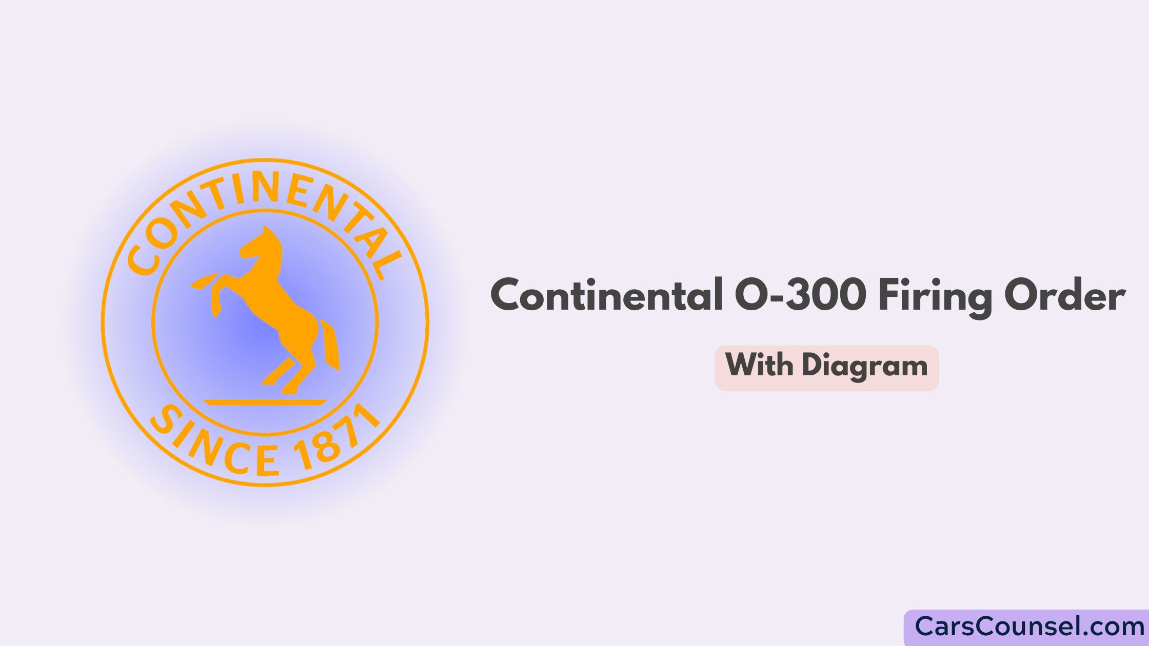 Continental O 300 Firing Order Diagram