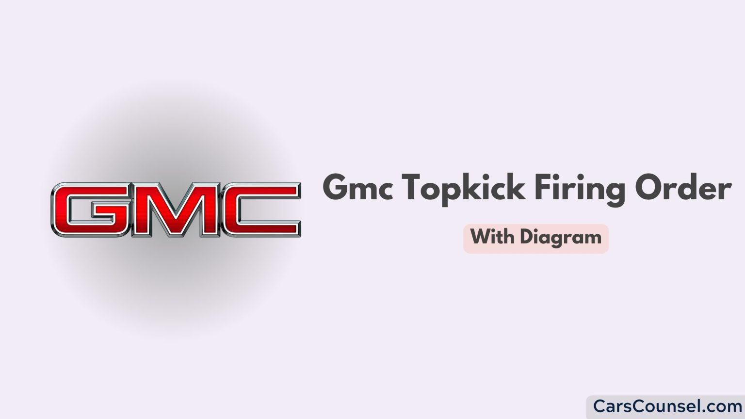 Gmc topkick firing order with diagram carscounsel