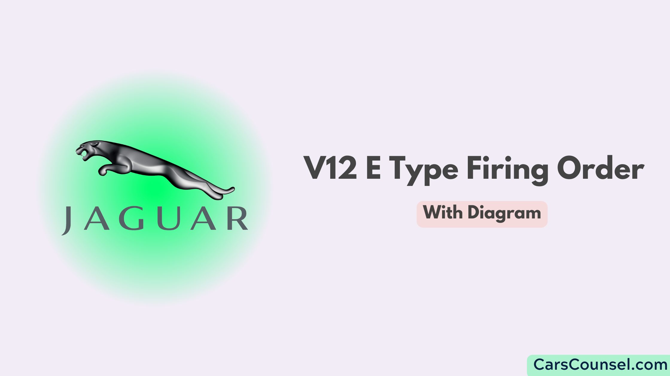 V12 E Type Firing Order With Diagram