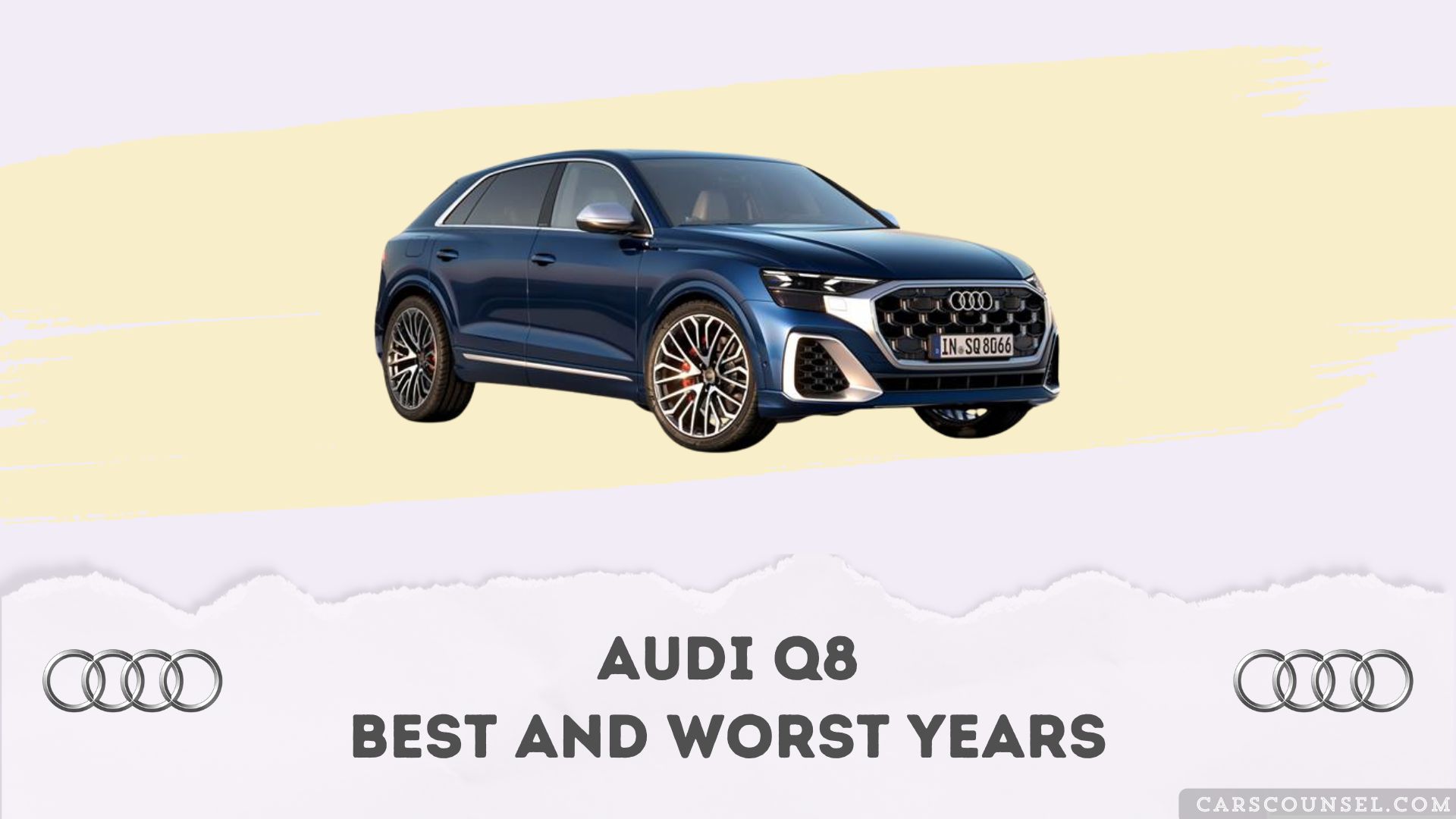 Audi Q8 Best And Worst Years