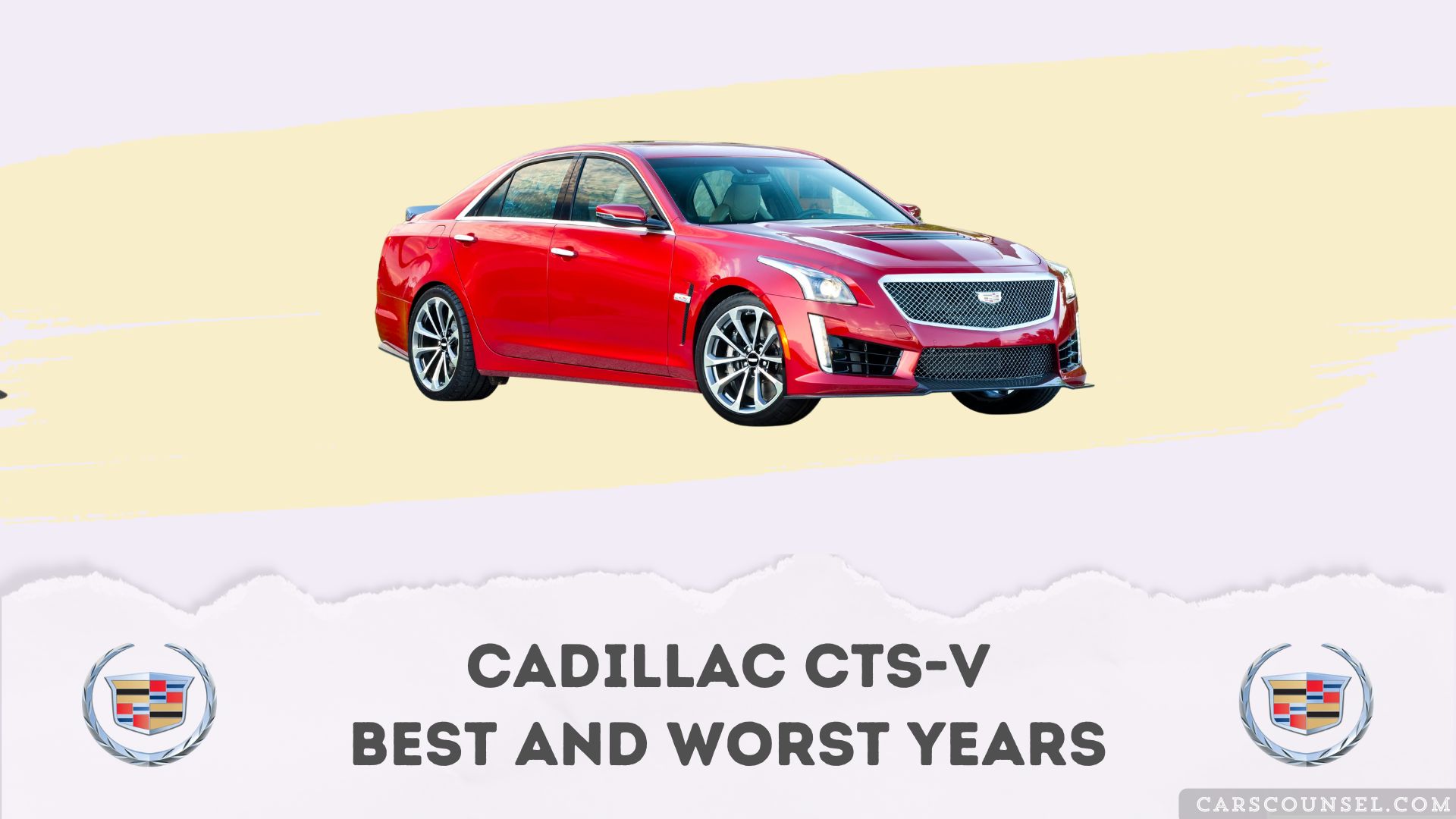 Cadillac CTS V Best And Worst Years