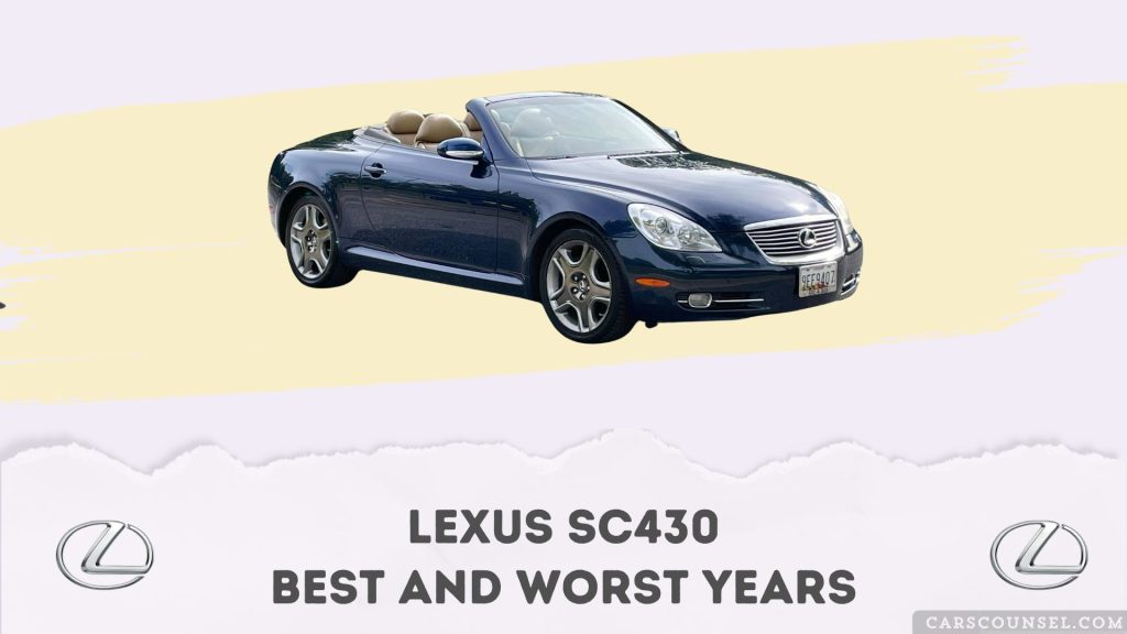 Extraordinary Lexus Sc430 Years To Avoid Photosnull