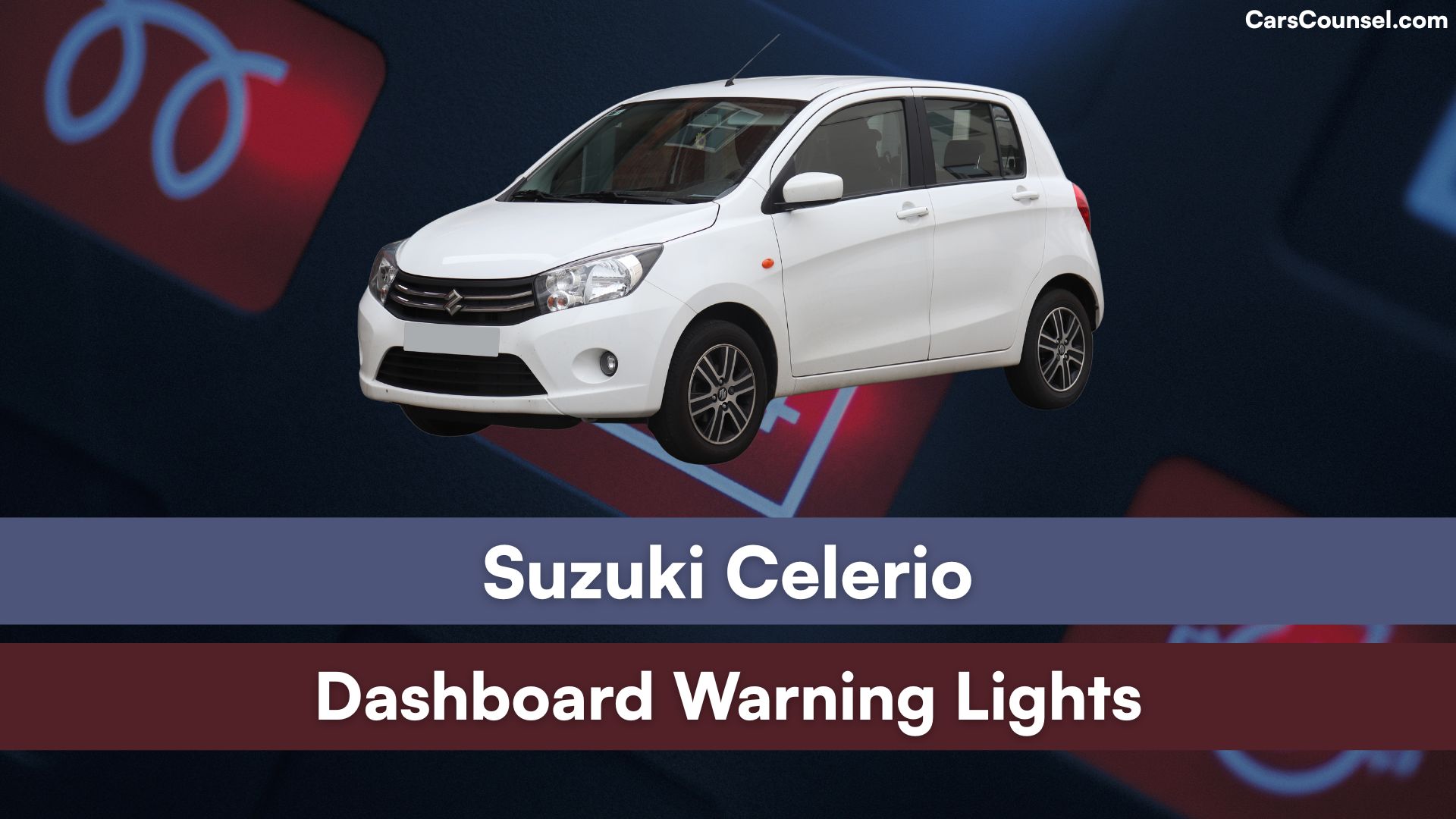 Suzuki Celerio Dashboard Warning Lights