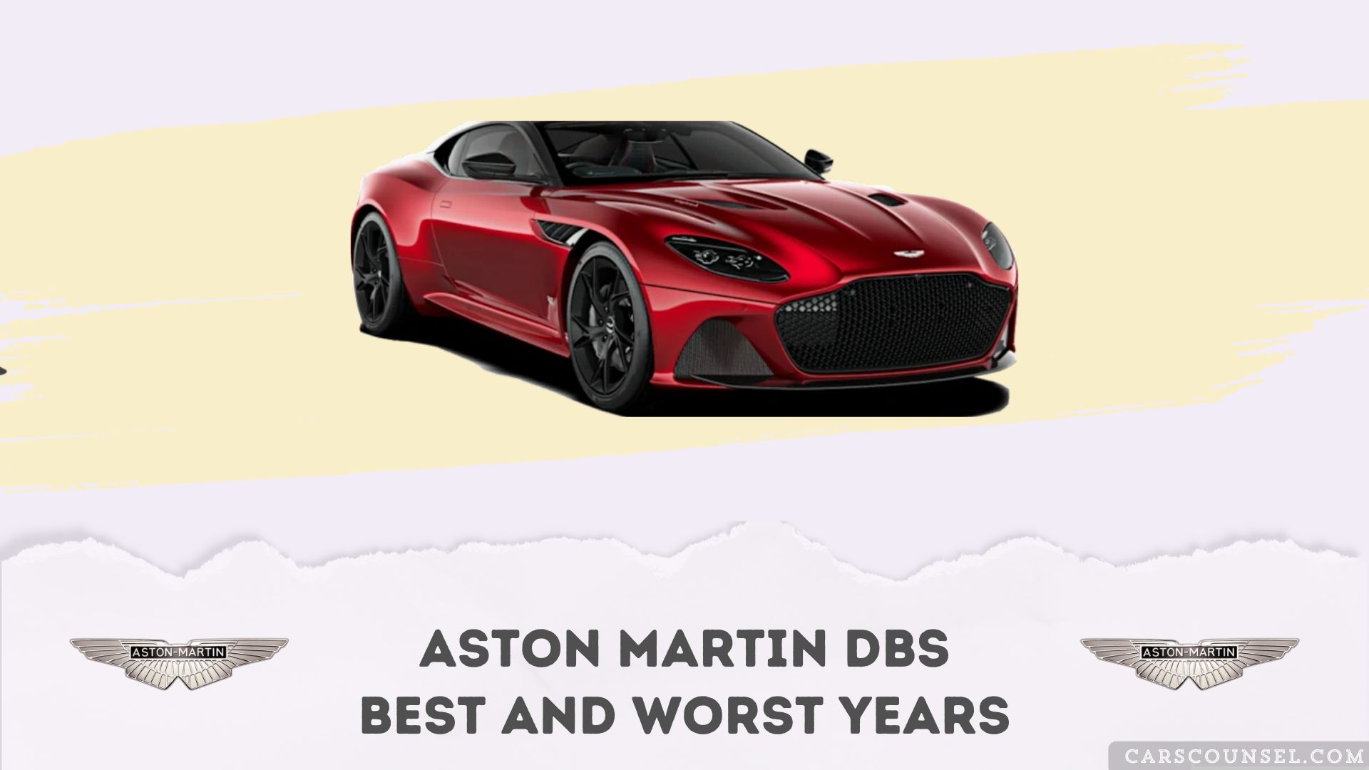 Aston Martin DBS Best And Worst Years