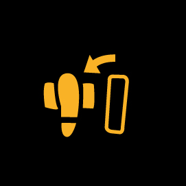 Brake Override Warning