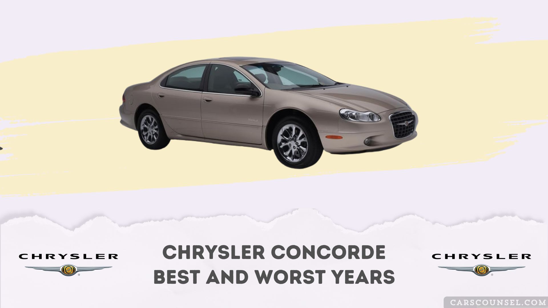Chrysler Concorde Best And Worst Years