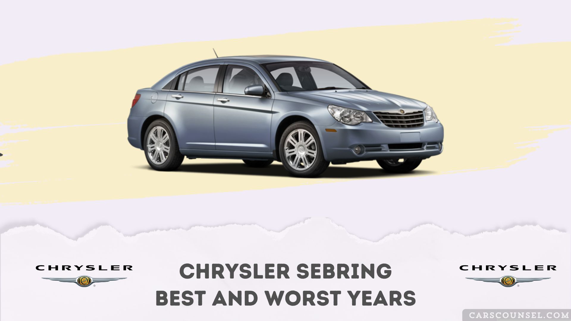 Chrysler Sebring Best And Worst Years