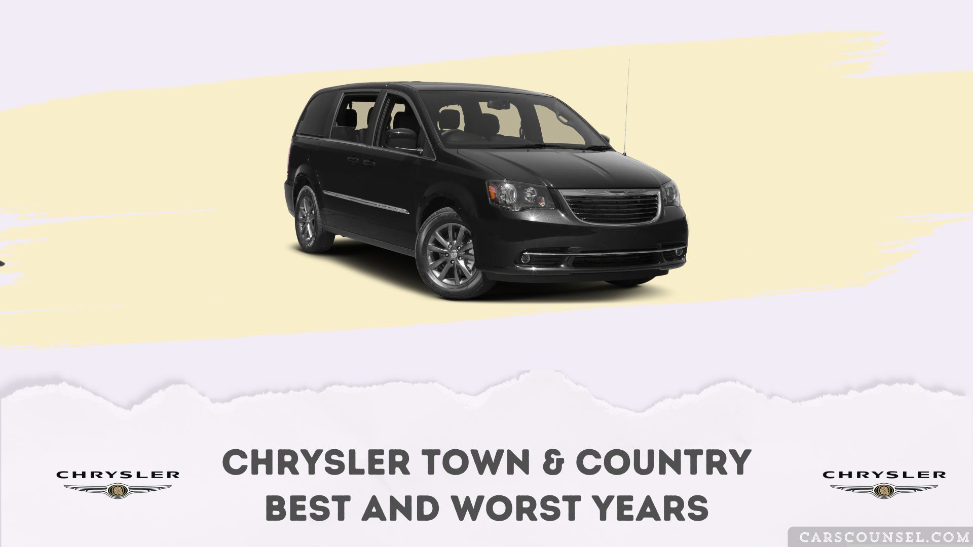 Chrysler Town & Country Best And Worst Years