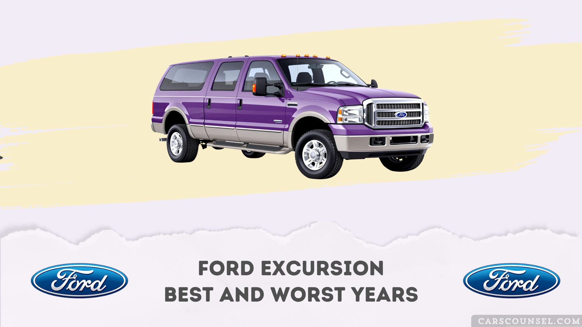 Ford Excursion Best And Worst Years
