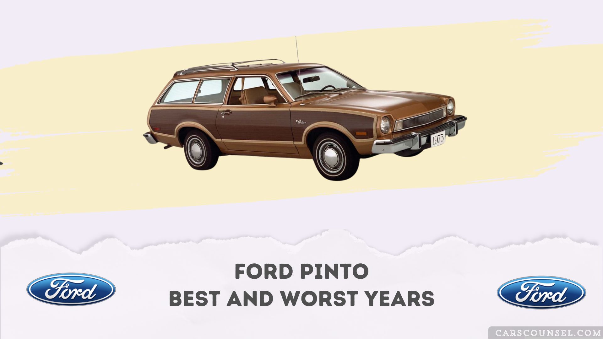Ford Pinto Best And Worst Years