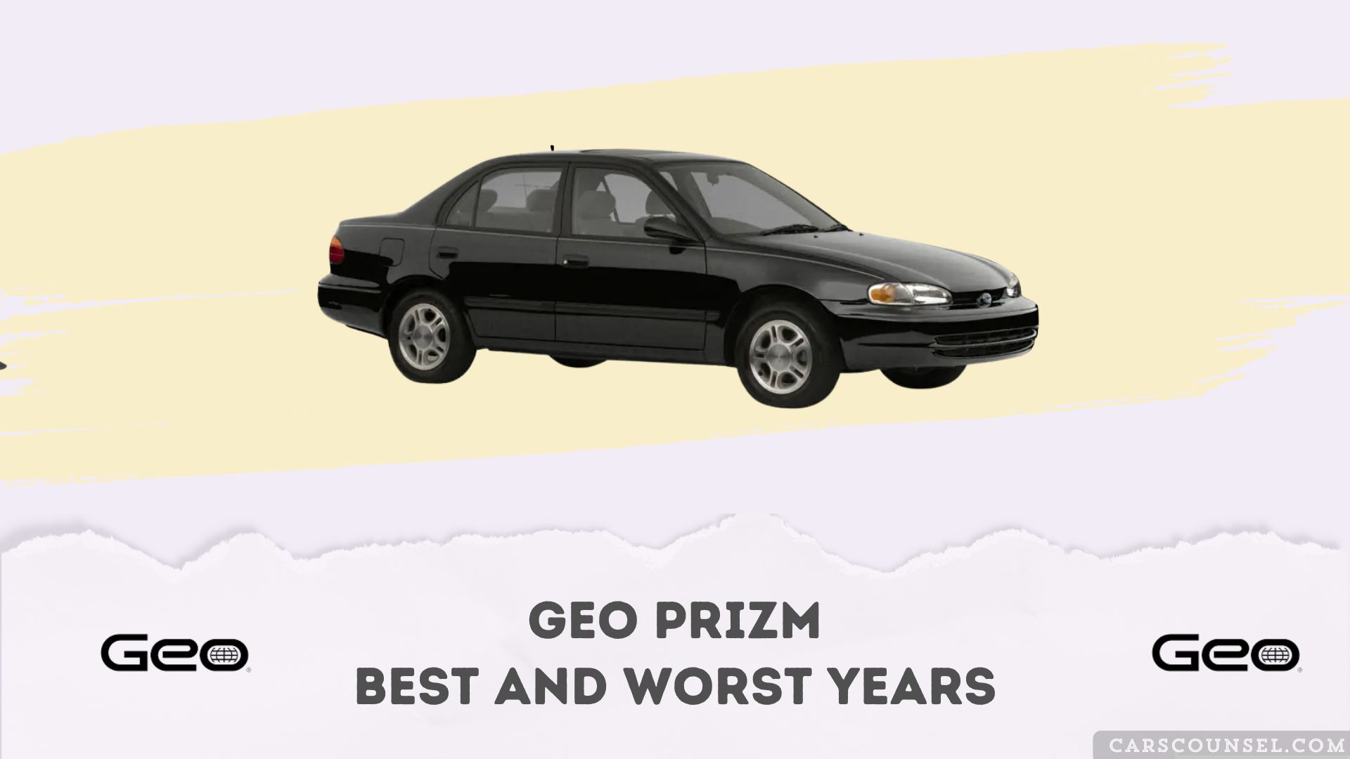 Geo Prizm Best And Worst Years