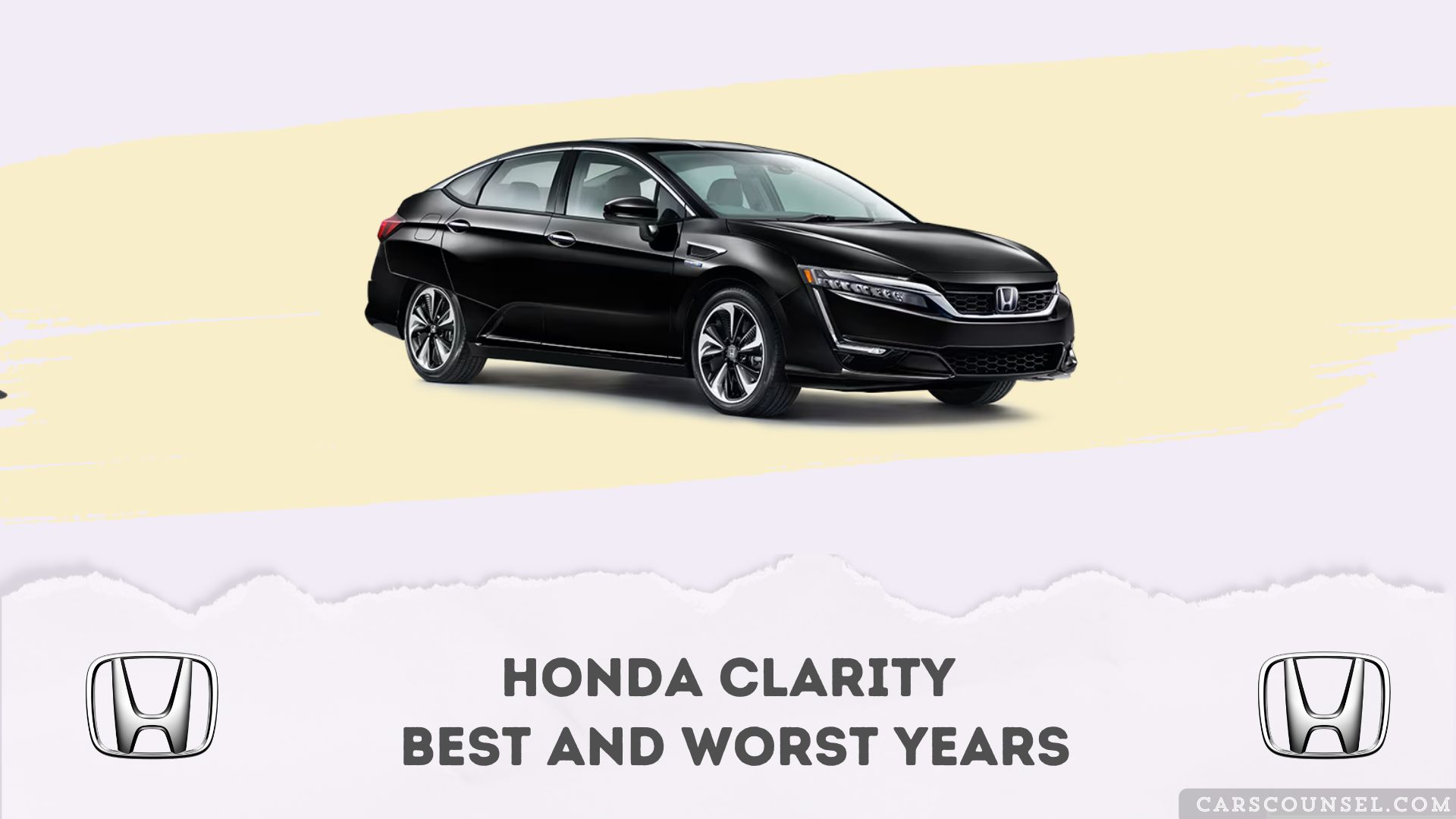 Honda Clarity Best And Worst Years
