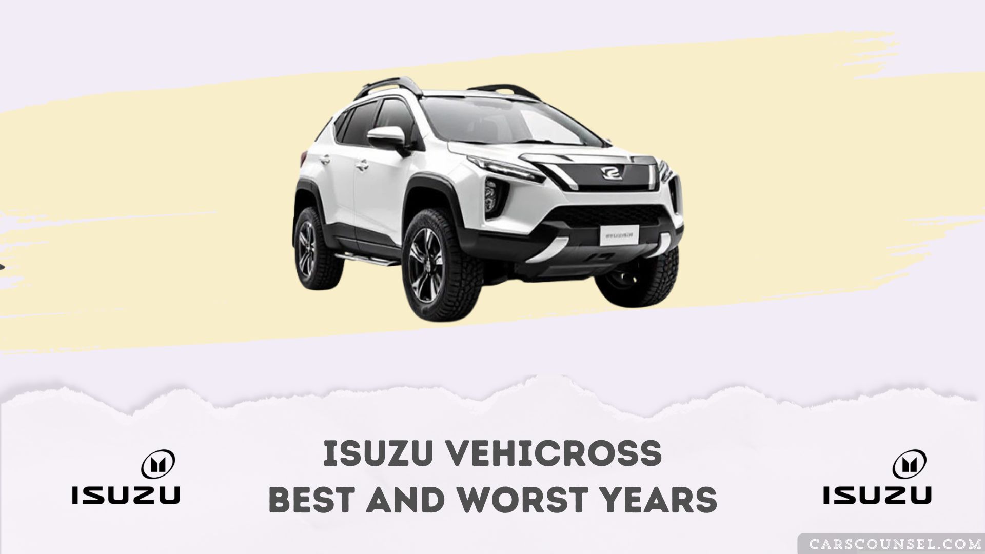 Isuzu Vehi Cross Best And Worst Years